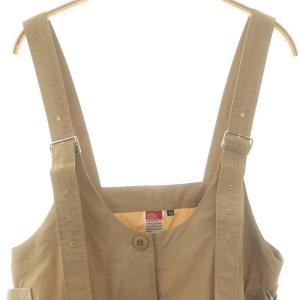 DOUBLE STANDARD CLOTHING タスランタイプライターオールインワン サロペット ジョガーパンツ 38 ベージュ /DO OS