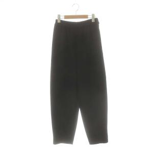 23AW モノフィラハニカムクッションパンツ イージー 38 ブラック /DO OS