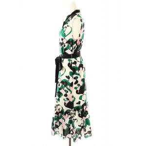 Grace Class 23SS キカハートドレープワンピース ロング ノースリーブ 36 マルチカラー