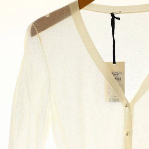 Grace Class シアーショートカーディガン Vネック 36 ホワイト /ES OS