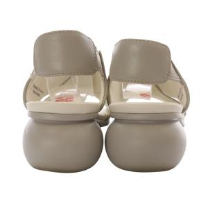 CAMPER バルーン BALLOON サンダル プラットフォーム レザー 35 グレー /YO15