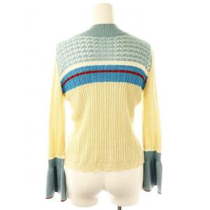 Mame Kurogouchi MM18SS-KN011 Nostalgic Pattern Knit Sweater