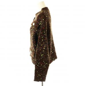 BAUM UND PFERDGARTEN CAT カーディガン ニット ウール XXS 茶 マルチカラー /MI OS