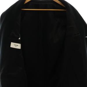 CELINE フェルトボクシーコート 46 ブラック 2M978814E