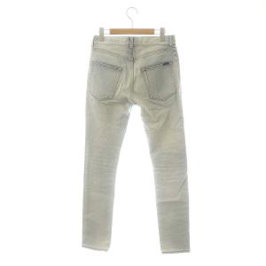 SAINT LAURENT PARIS 加工ダメージデニムパンツ ジーンズ 27 ライトブルー D02Y 527389 /DO OS AD