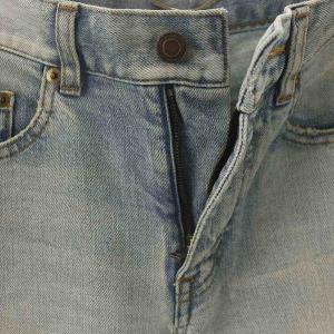 SAINT LAURENT PARIS 加工ダメージデニムパンツ ジーンズ 27 ライトブルー D02Y 527389 /DO OS AD