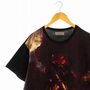 Yohji Yamamoto POUR HOMME HE-T73-083  60/2 PS INKJET PRINT SHORT SLEEVES