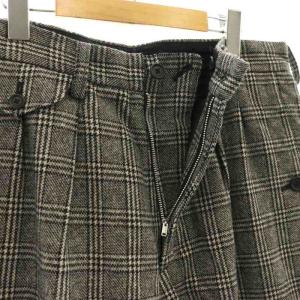 S’YTE ヨウジヤマモト UV-P07-108Glen Check Tuck Pants ワイドパンツ チェック
