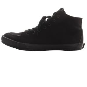 キャンバス ハイカットスニーカー L 26-27cm 黒 ブラック /SR28 AD