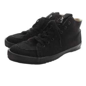 Ground Y キャンバス ハイカットスニーカー L 26-27cm 黒 ブラック /SR28 AD