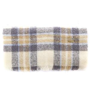 BLUE LABEL CRESTBRIDGE フリンジチェック柄マフラー ストール マルチカラー /SB OS
