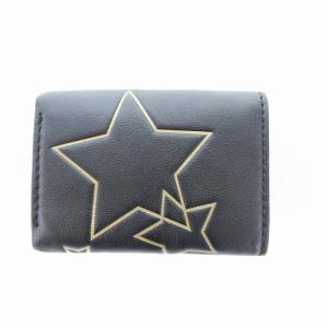 MARC JACOBS STARS スター コンパクト ウォレット ミニ財布 三つ折り 黒 ブラック /UO SH