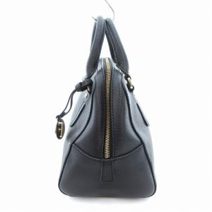FURLA Elena ハンドバッグ 本革 レザー 黒 ブラック /UO