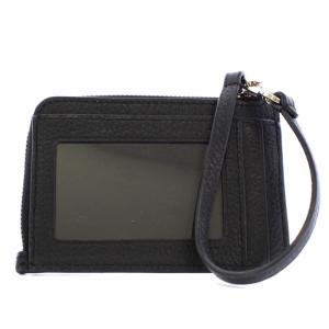 kate spade new york レイラ LEILA スモール カードホルダー パスケース レザー 黒 /TK OF SH