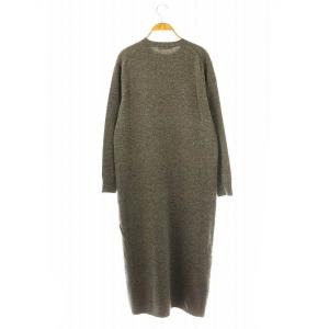 Plage 23AW  Neutral Knit OP ワンピース マキシ ロング ニット 36 グレー