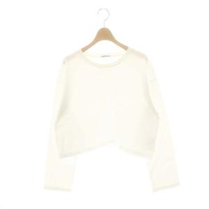 23SS Cropped L/STシャツ カットソー 長袖 ホワイト /HK OS