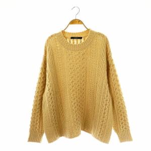 24AW ブークレケーブルプルオーバー ニット セーター ベージュ /DO OS