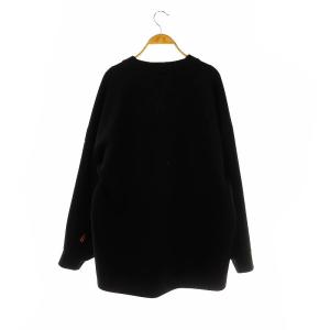 nagonstans flare cardigan カーディガン Vネック M ブラック