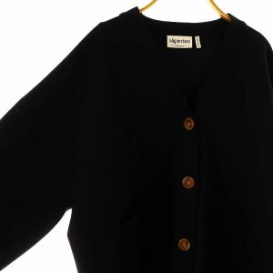 nagonstans flare cardigan カーディガン Vネック M ブラック