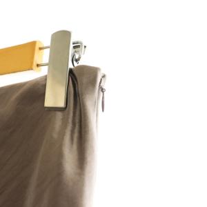 Whim Gazette WhimGazette 23AW ヘビーサテンフレアスカート ロング 36 チャコールグレー /NR OS