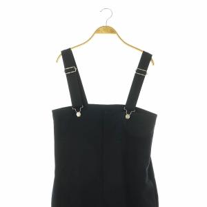 L'Appartement 23AW Dry Cloth Combinaison サロペット オールインワン 36 ネイビー /DF