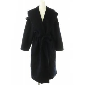 24AW SUPER160sフーディーコート ウール 36