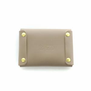 IL BISONTE レザーカードケース コインケース ベージュ SCC032 PG0001 /NQ OF
