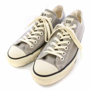 CONVERSE CANVAS AS J OX GREIGE スニーカー シューズ ローカット 日本製 USA8.5 27cm