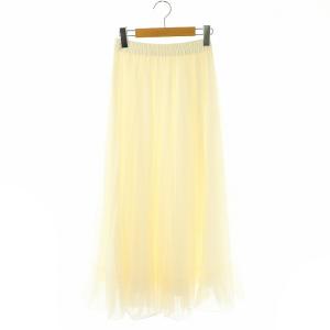 25SS チュールバルーンスカート 36 アイボリー