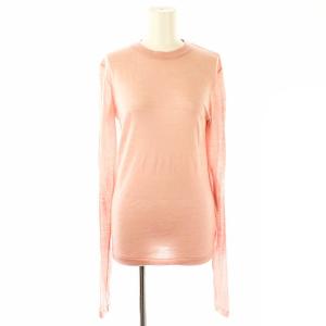 23AW SUPER SOFT WOOL SHEER L/S TEE カットソー ウール 1 ピンク /MI