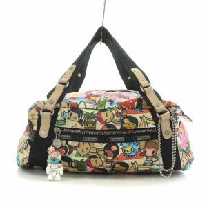 ★【未使用級】 トキドキフォーレスポートサック 2WAYボストンバッグ トキドキ tokidoki ボストンバッグ 総柄プリント マルチカラー