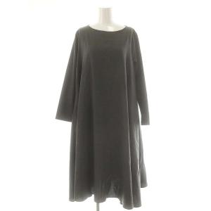 ウール 長袖 ワンピース Free グレー /MI OS