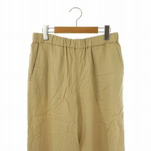 Framework 24SS レーヨンリネンツイルドロストパンツ テーパード 38 ベージュ /HK OS