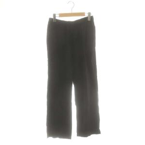 24SS レーヨンリネンツイルドロストパンツ イージー 38 ダークブラウン /DO OS