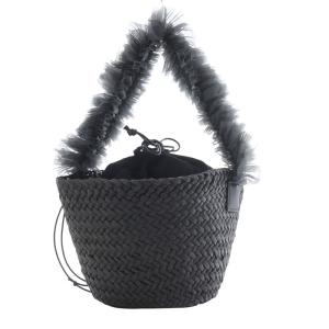 SNIDEL 24SS ブレードワンハンドチュールバッグ かごバッグ インナーバッグ付き ブラック SWGB242603