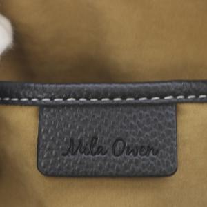 MILA OWEN MILAOWEN 23AW ワイドショルダーボストンバッグ ハンドバッグ ショルダーバッグ 2way 斜め掛け フェイクレザー