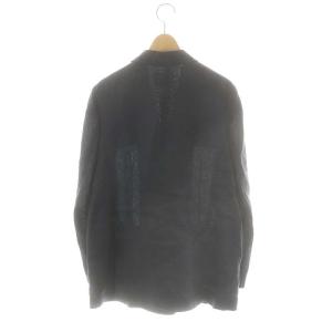 IENA 23SS フレンチリネンジャケット テーラード 38 紺 /MI OS