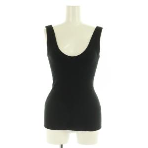 THERMAL TANK TOP C/CA タンクトップ リブ 01 ブラック