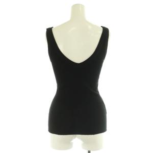 MADISONBLUE THERMAL TANK TOP C/CA タンクトップ リブ 01 ブラック