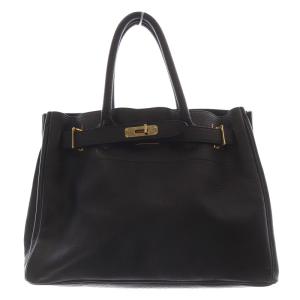 sita paranticaトートバッグレザーターンロック金具ブラック