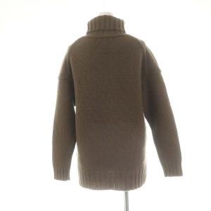 SLOANE 3G ジーロンラム×カシミヤ ドロップショルダー ニット プルオーバー セーター 長袖 タートルネック