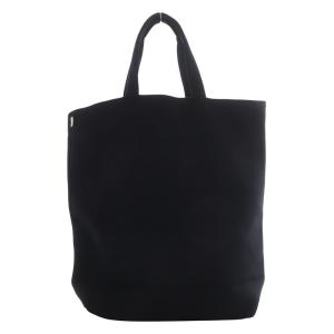 BLAMINK ソフトフランネル トートバッグ ハンドバッグ ブラック /YO7