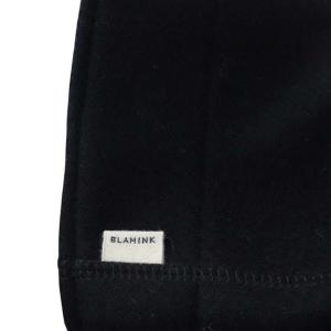 BLAMINK ソフトフランネル トートバッグ ハンドバッグ ブラック /YO7