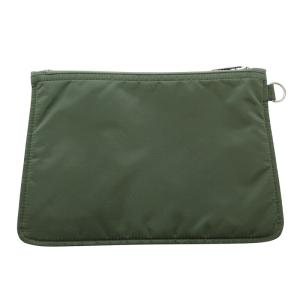 PORTER ×ブラミンク BLAMINK 美品 クラッチバッグ セカンド ロゴ刺繍 緑 グリーン /FF