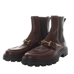 TOD'S サイドゴアブーツ 37.5 ブラウン