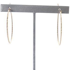 agete フープピアス K10 ゴールド 10132112045 /YO16