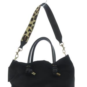 VIOLA d'ORO ノットハンドルナイロントートS 2wayバッグ ショルダーバッグ ハンドバッグ 黒 ブラック /SR3