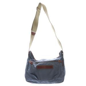 ナイロン ショルダーバッグ ロゴ 水色 ブルー 9362 /SR15