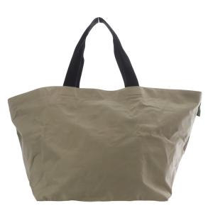 舟型 トートバッグ ショルダーバッグ ナイロン ベージュ /YO5