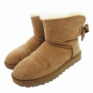 Mini Bailey Bow II ムートンブーツ ショート シューズ リボン US8 25.0cm